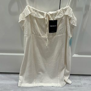 White dress - new with tags size large